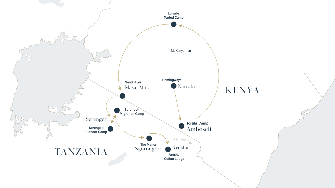 SkySafari EastAfrica - Route Map SkySafari EastAfrica - Route Map